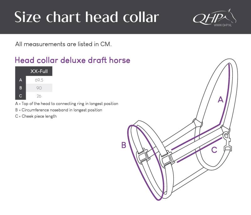 QHP Deluxe draft kötőfék
