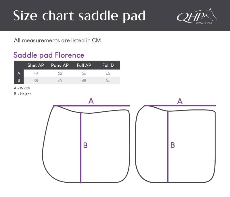 QHP Florence nyeregalátét QHP Florence nyeregalátét