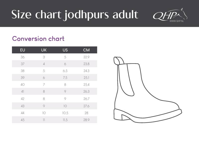 QHP jodhpur cipő