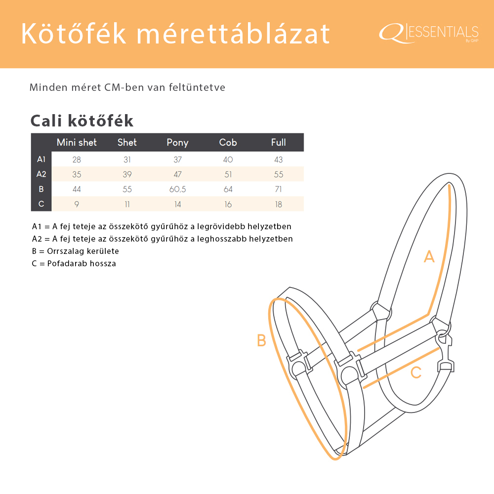 Q Cali small kötőfék