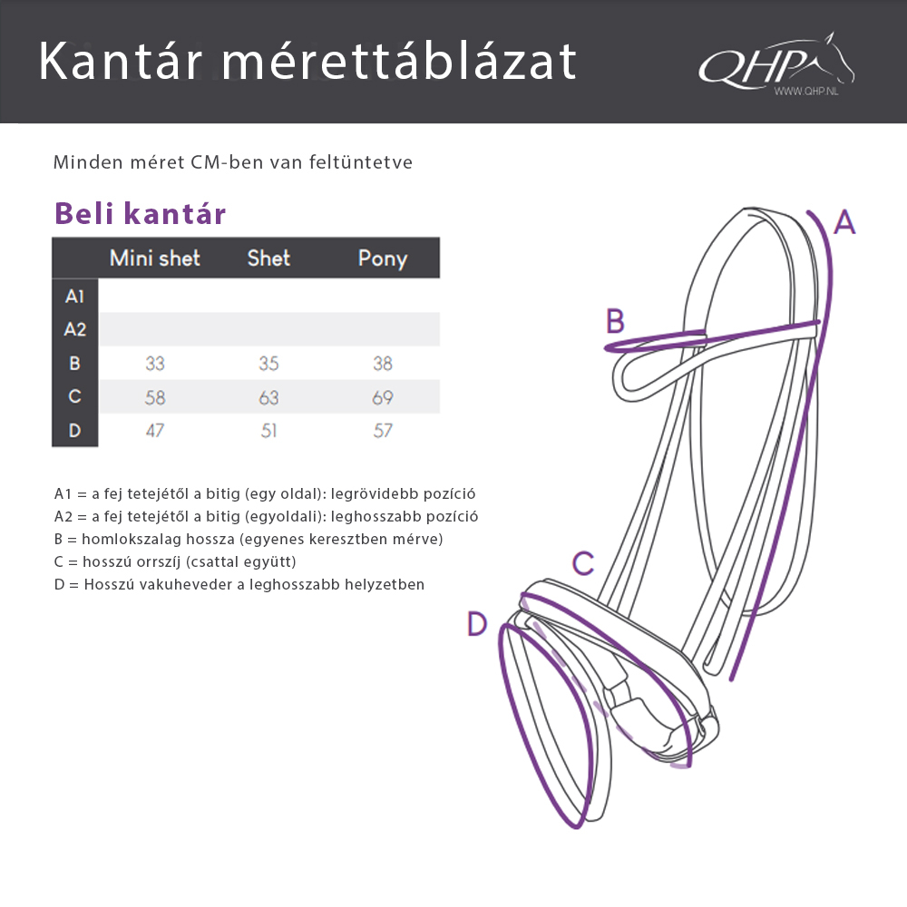 QHP Beli kantár