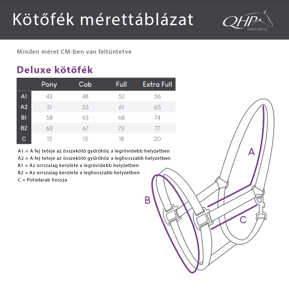 QHP Deluxe kötőfék