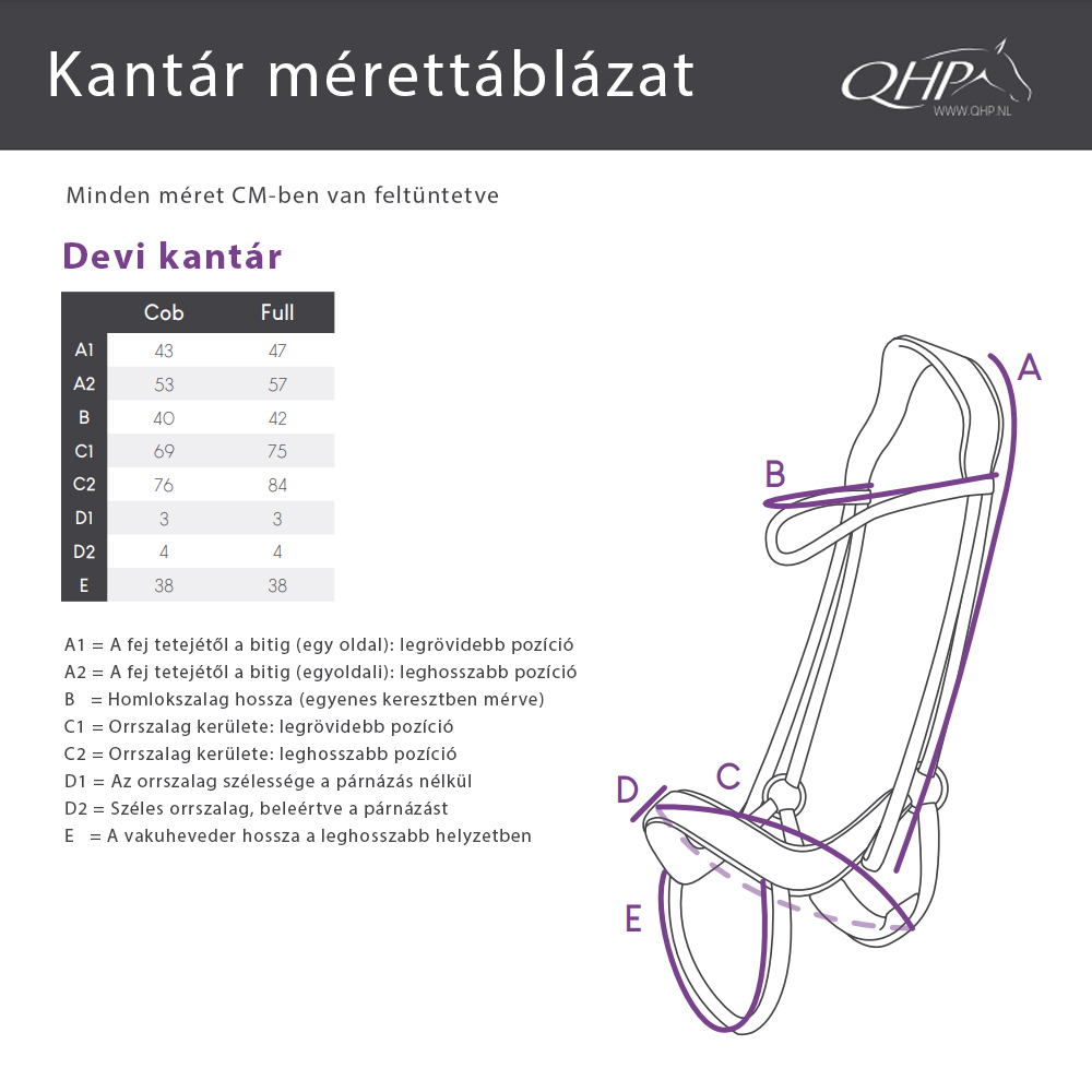 QHP Devi kantár
