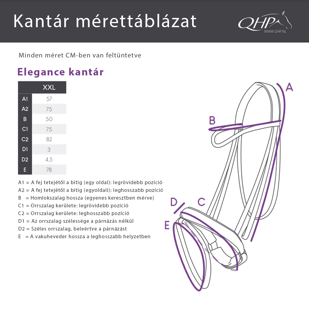 QHP Elegance kantár