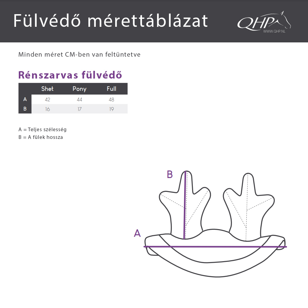 QHP Fülvédő Rénszarvas