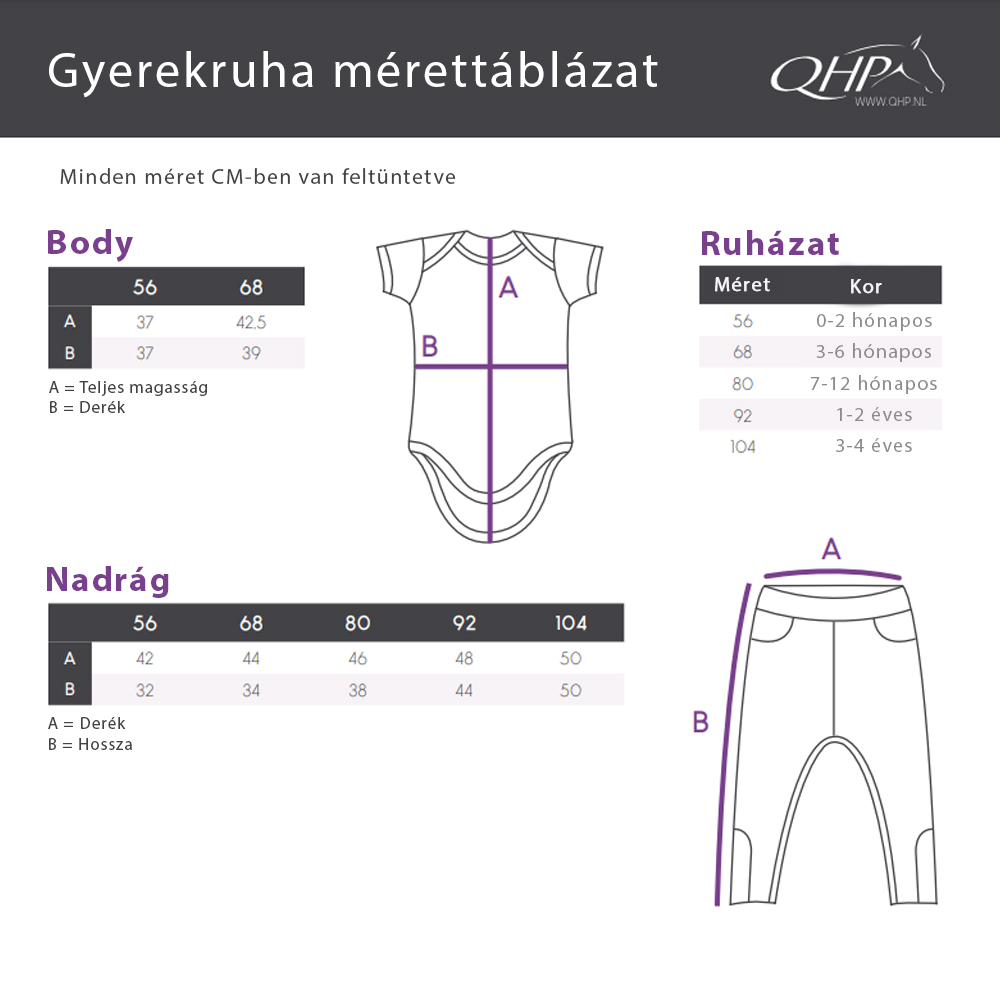 QHP gyerek ruha