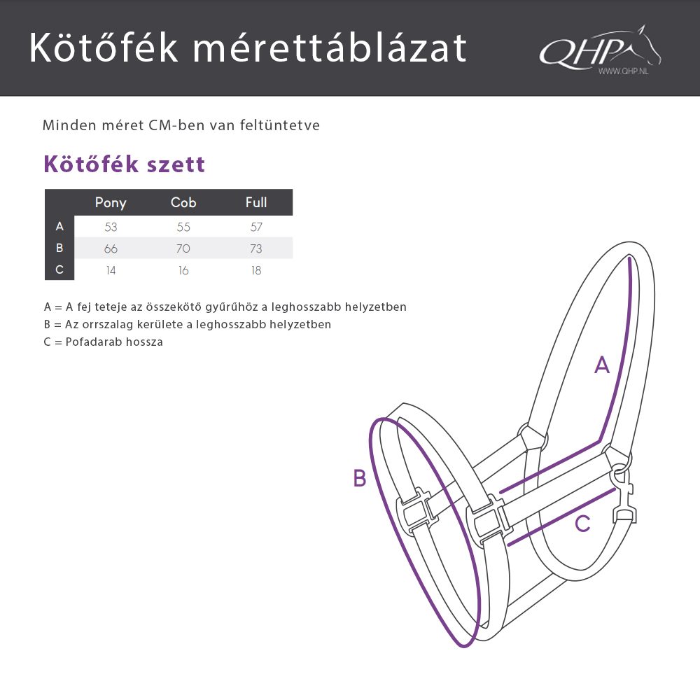 QHP Kötőfék szett