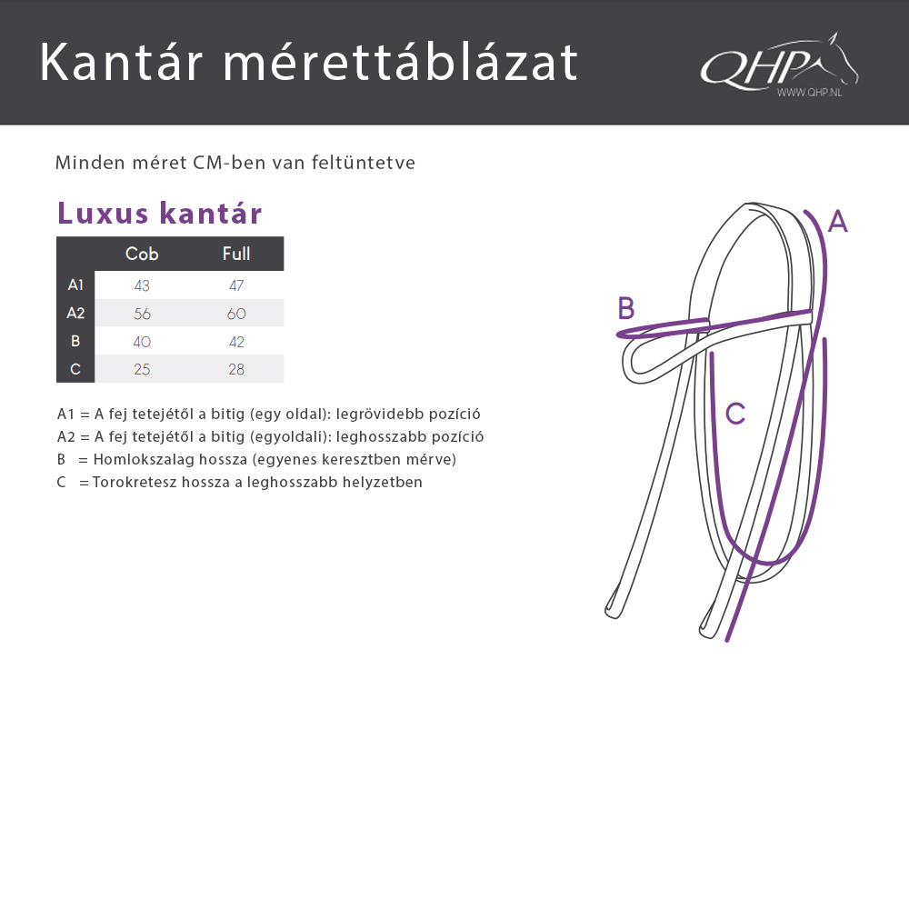 QHP Luxus kantár