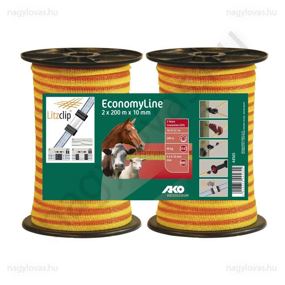 AKO szalag 1cm/200m 2db/csomag