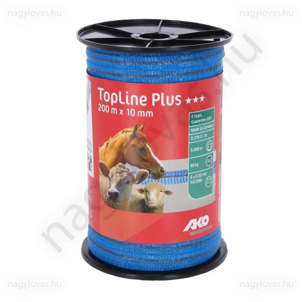 AKO TopLine Plus szalag 1cm/200m kék