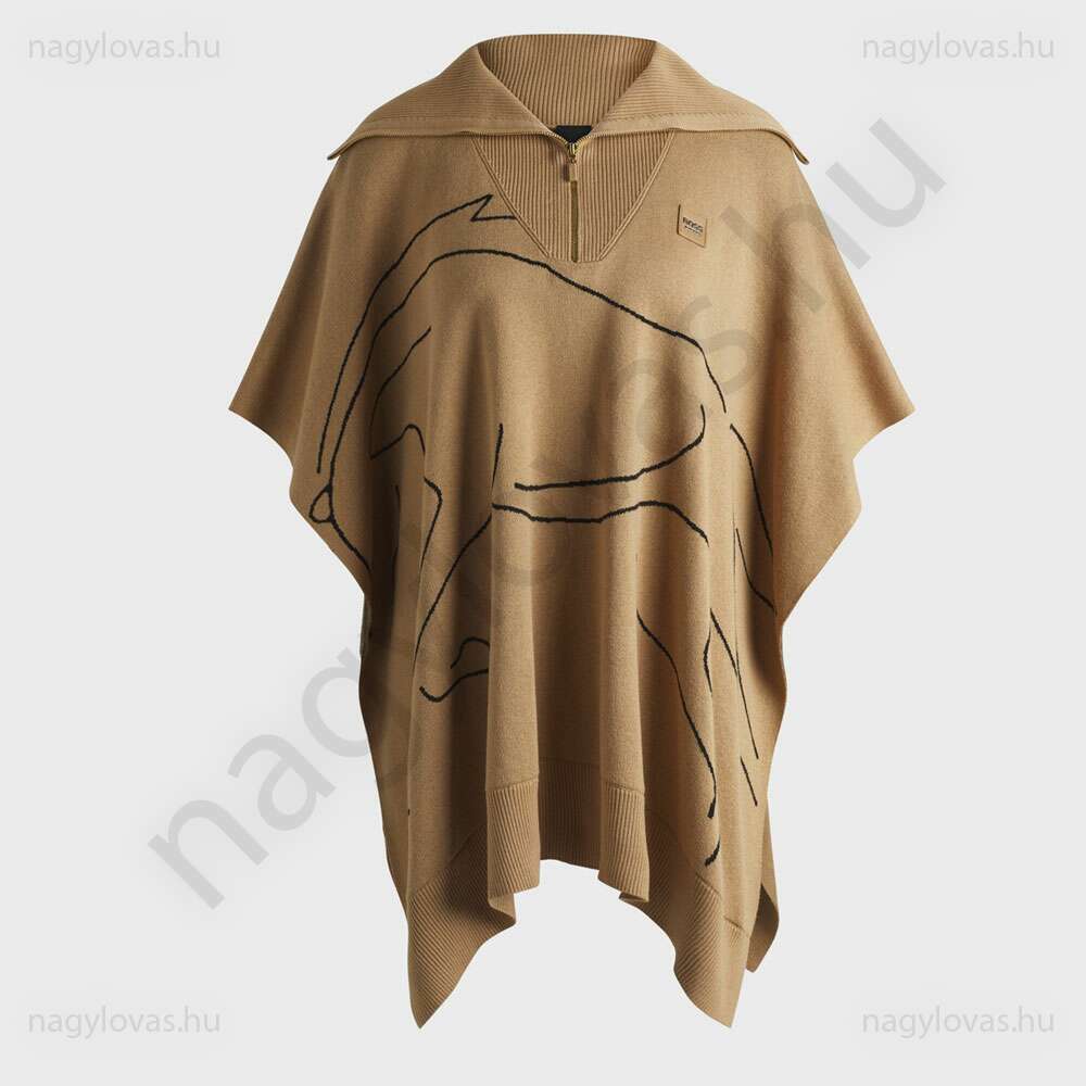 Boss Alisha női poncsó camel