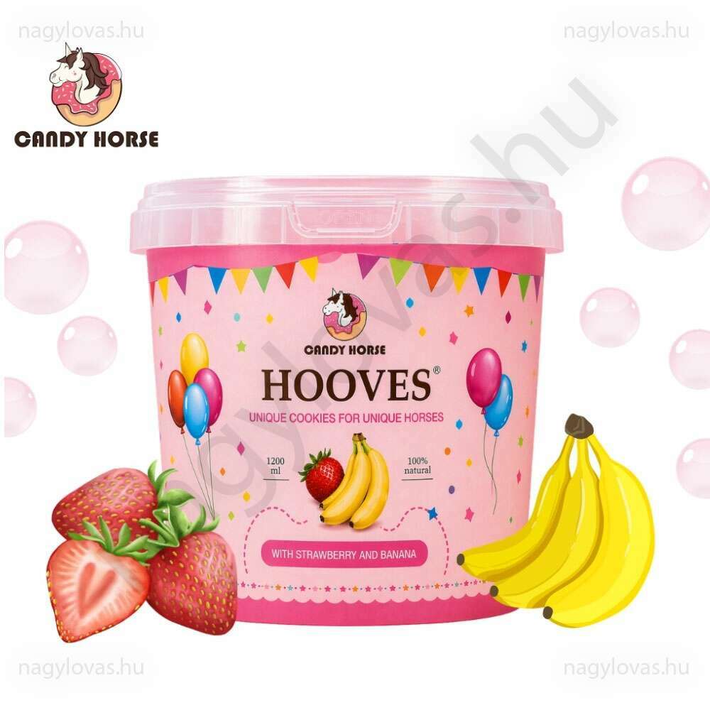 CandyHorse Hooves jutalomfalat eper/banán