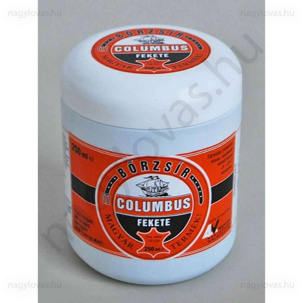 Columbus fekete bőrápoló 250 ml