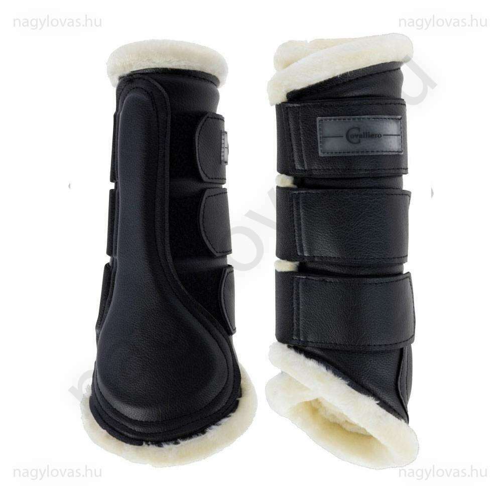 Covalliero Pelisa Soft szőrmés ínvédő fekete