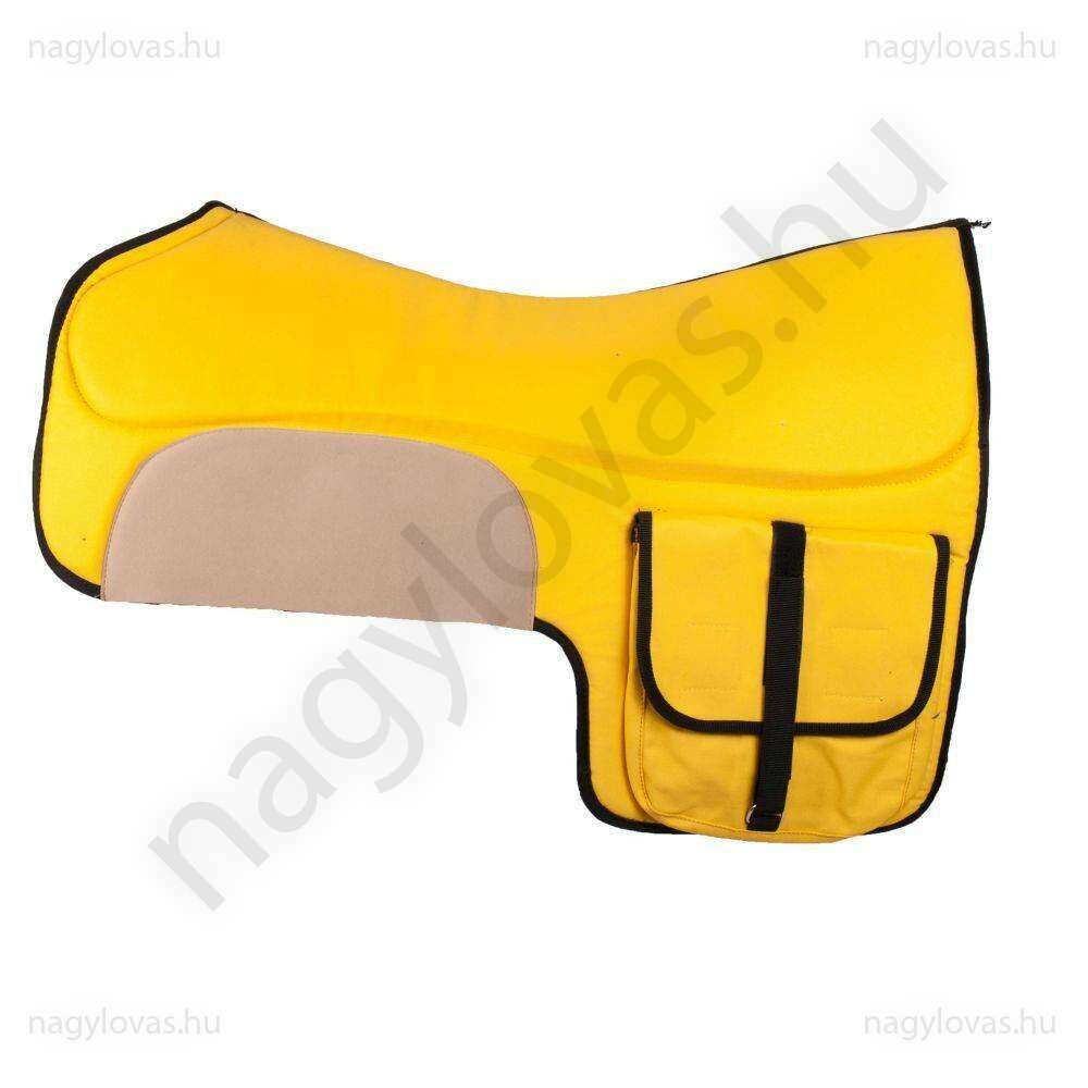 DominGo western zsebes nyeregalátét sárga