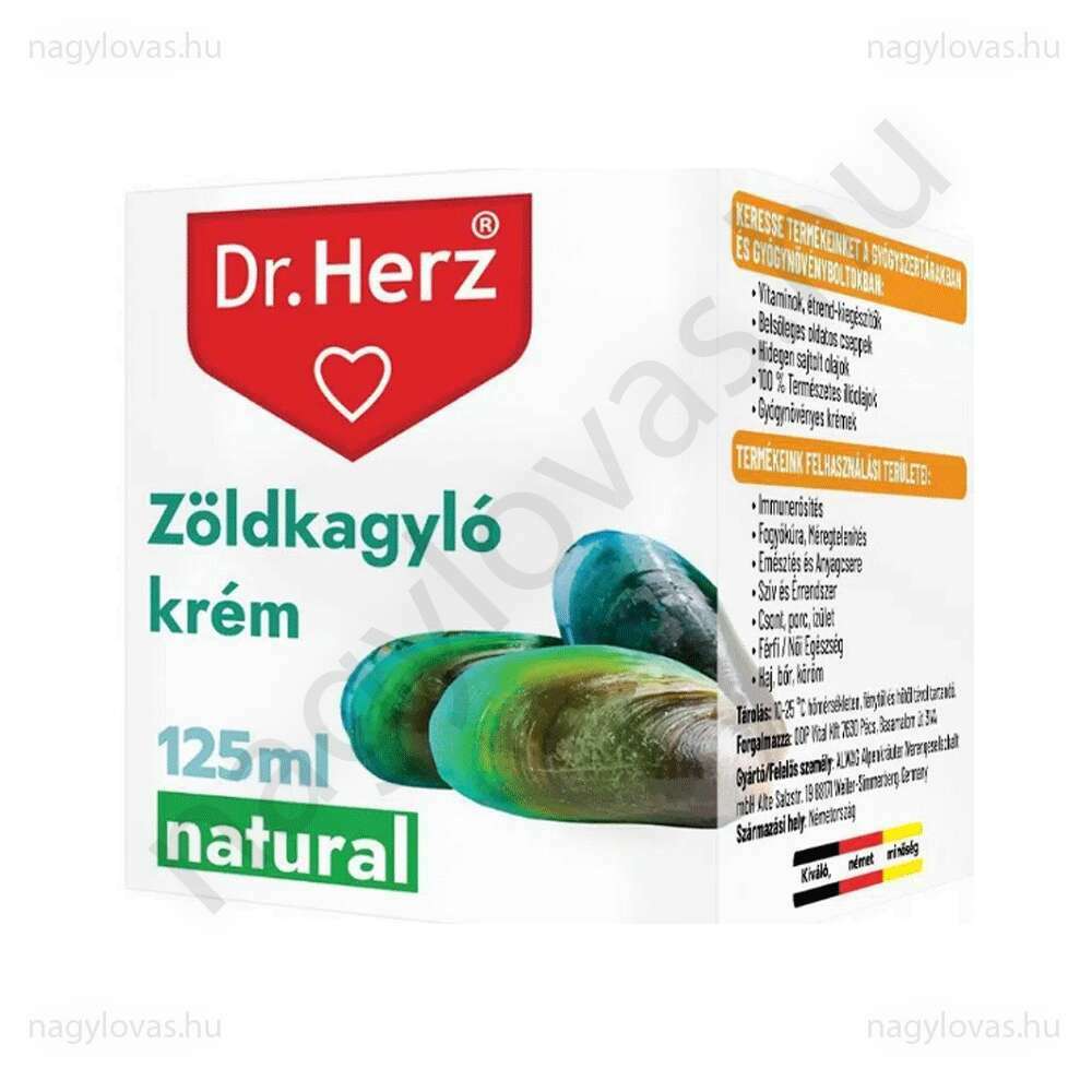 Dr.Herz zöldkagyló krém 125ml