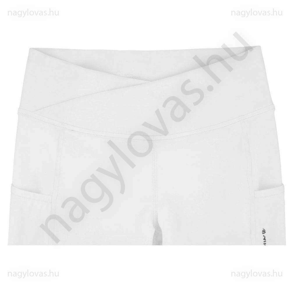 Equi-Theme Flora lovagló leggings fehér