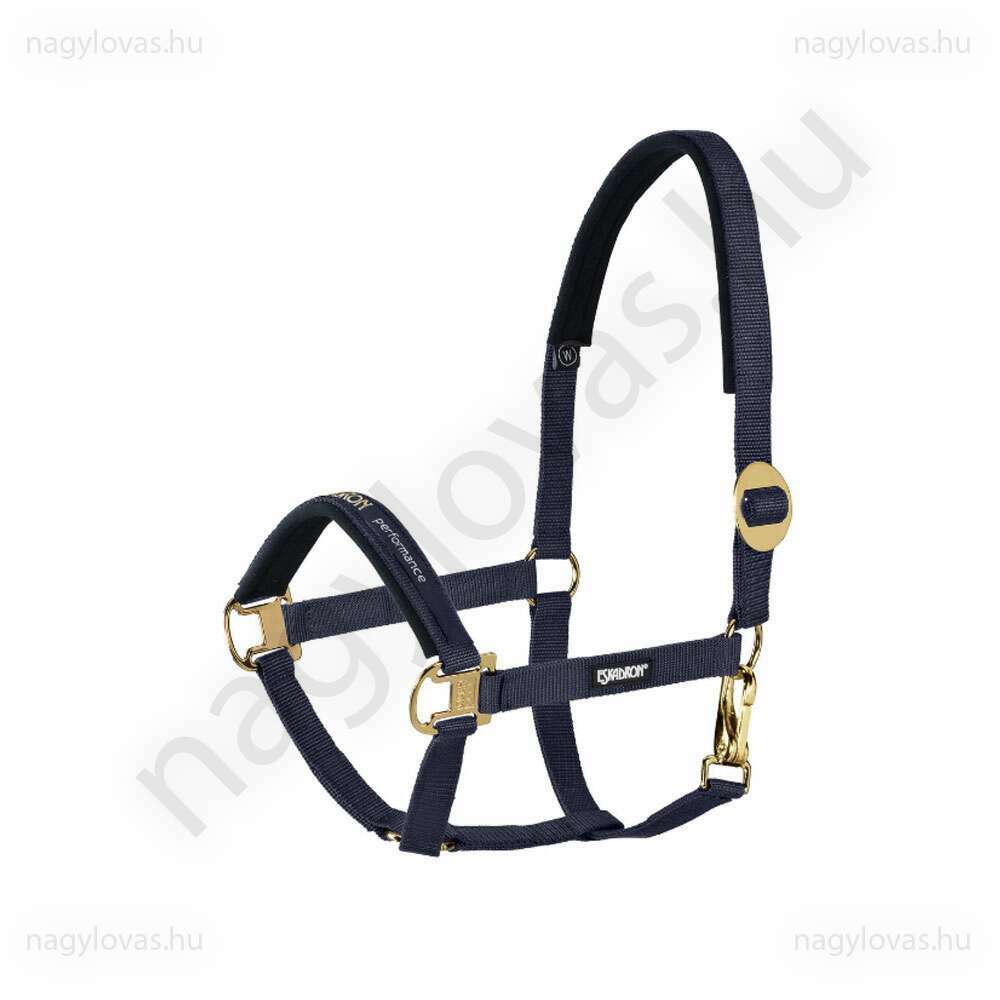 Eskadron Basic kötőfék brass navy