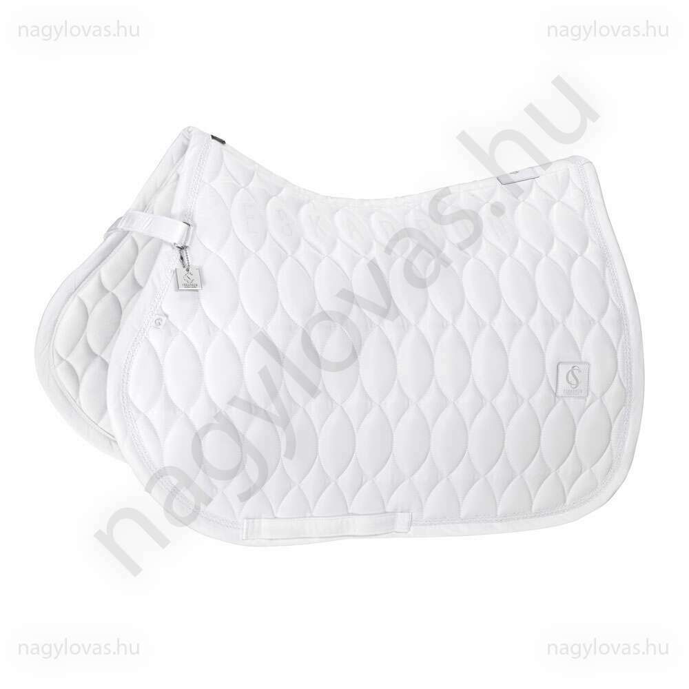 Eskadron Highgloss Emblem nyeregalátét fehér