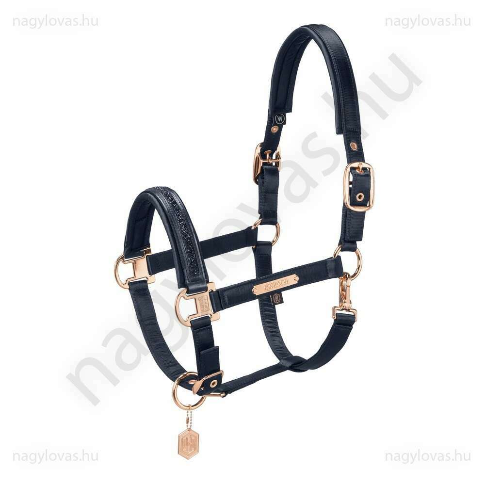Eskadron Satin kötőfék rosegold kék