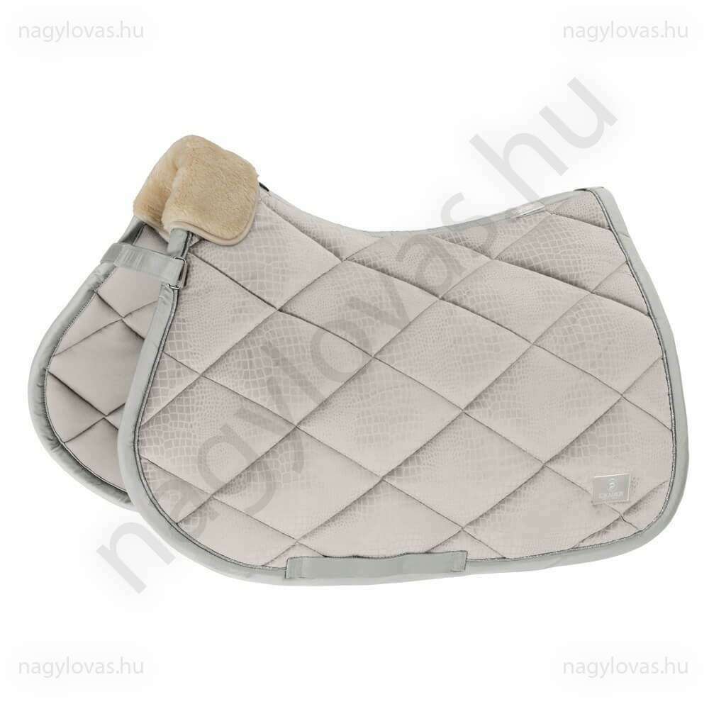 Eskadron Velvet Croco nyeregalátét pearlgrey