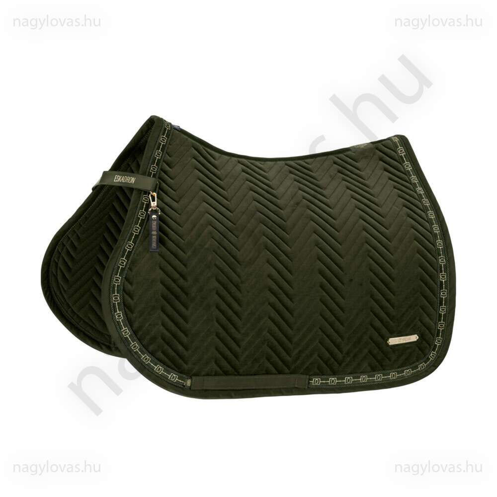 Eskadron Velvet Heritage nyeregalátét zöld