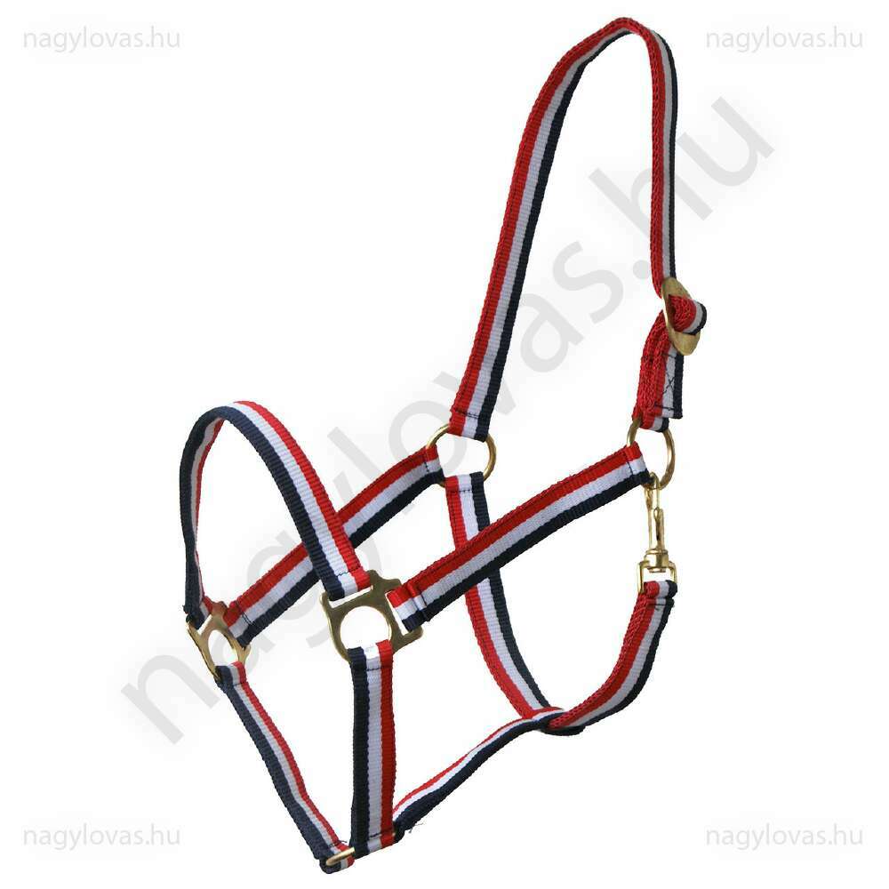 Head collar Red/white/blue Cob