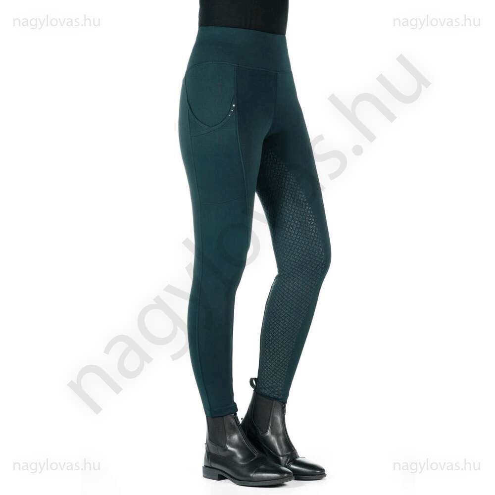 HKM Cosy II téli lovagló leggings petrol