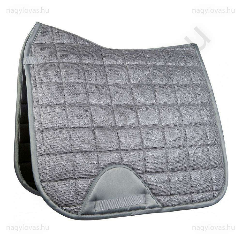 HKM Glitter Mesh díj nyeregalátét szürke