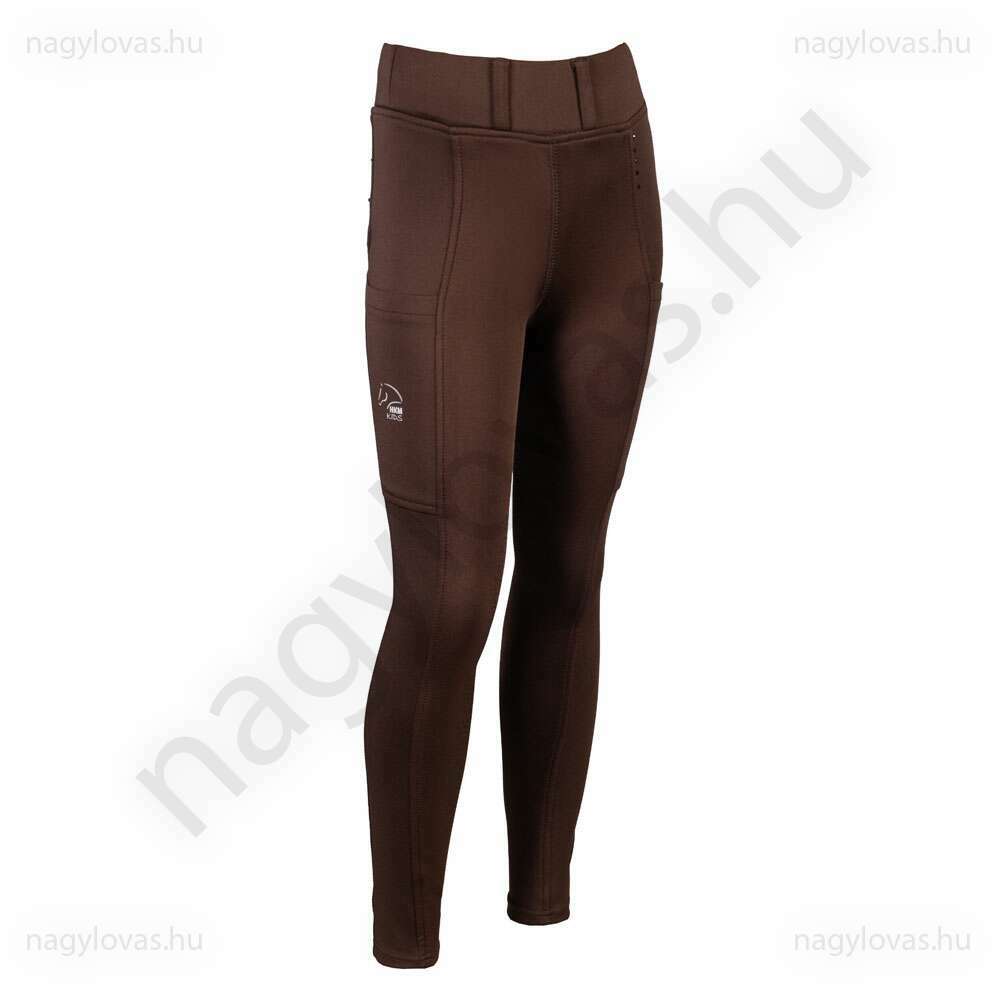 HKM Lana II full szilikon lovagló leggings barna  