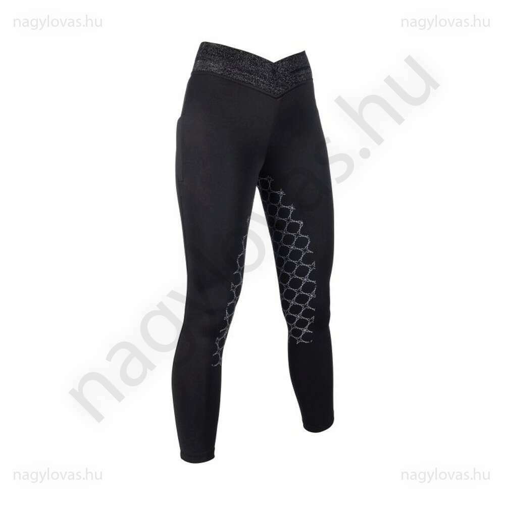 HKM Ruby full szilikon leggings lovaglónadrág feke