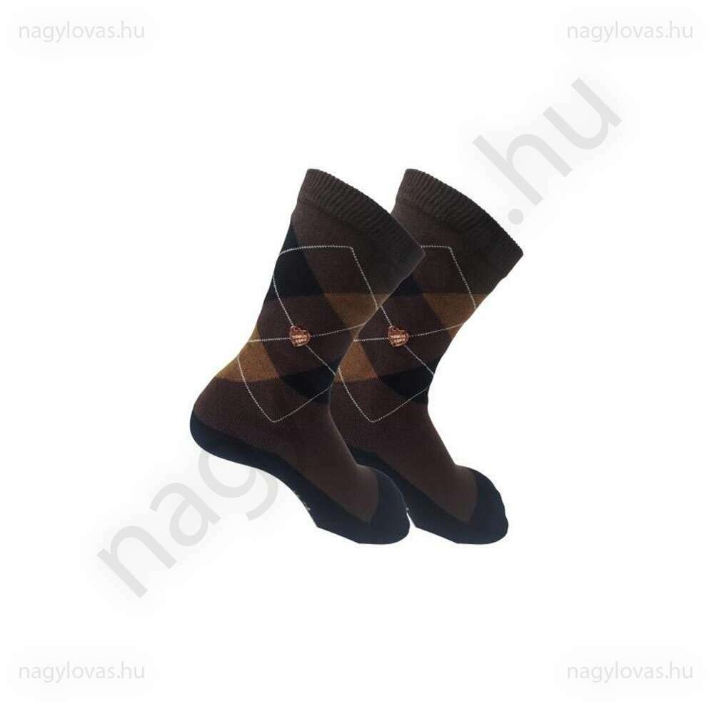Imperial Riding káró mintás gyerek zokni barna