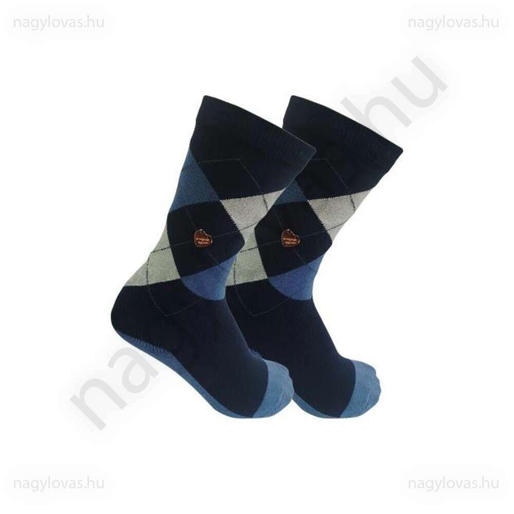 Imperial Riding káró mintás gyerek zokni navy