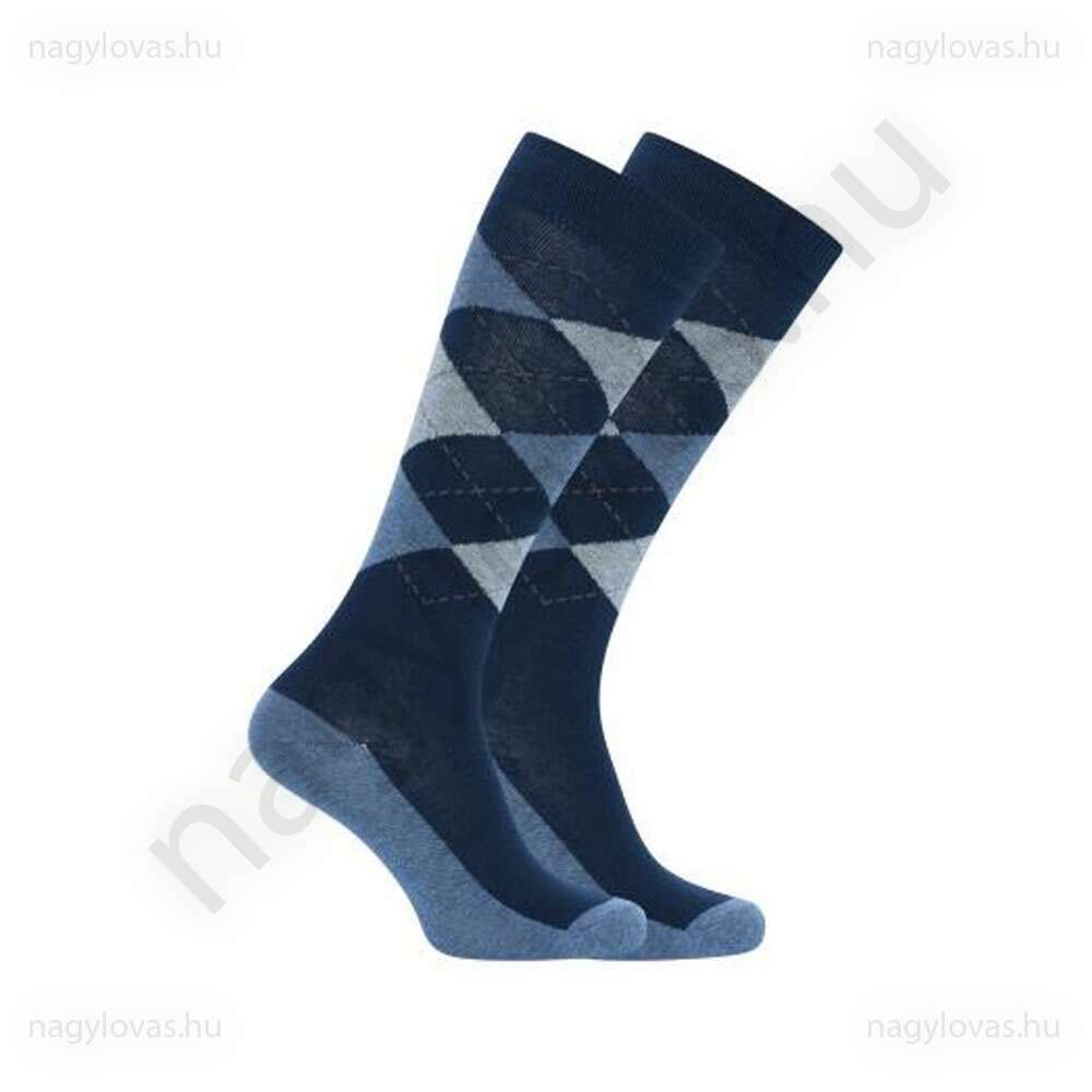 Imperial Riding káró mintás zokni navy