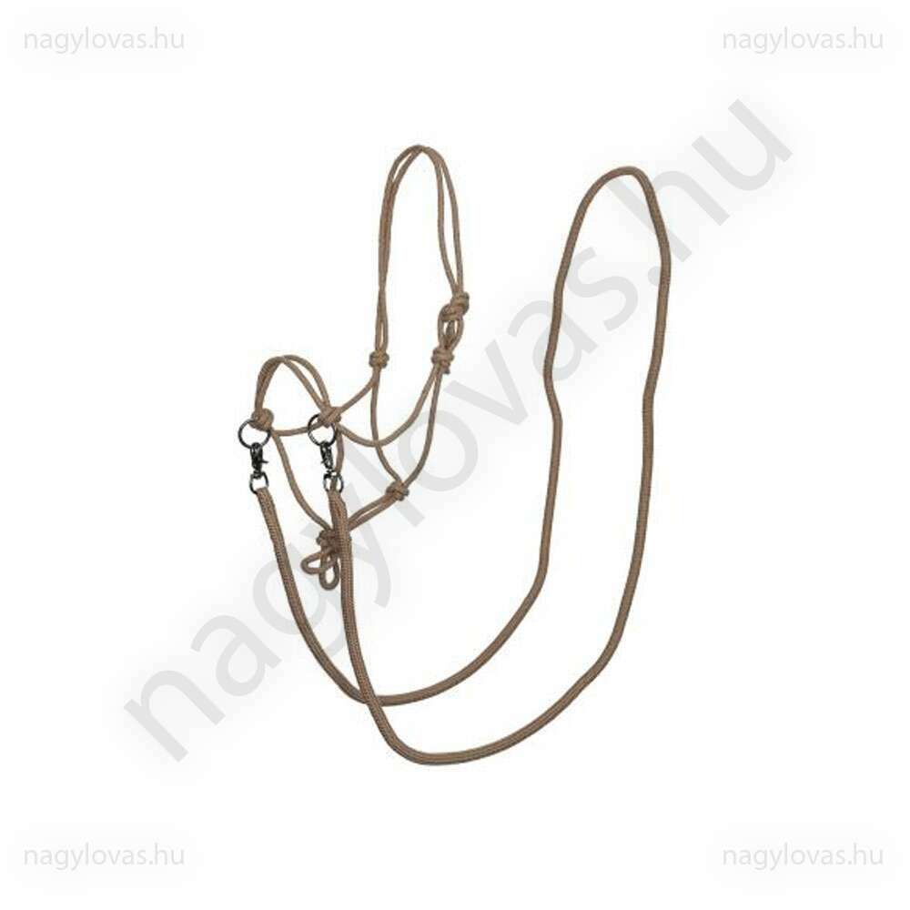 Imperial Riding kötélkötőfék szárral cappuccino