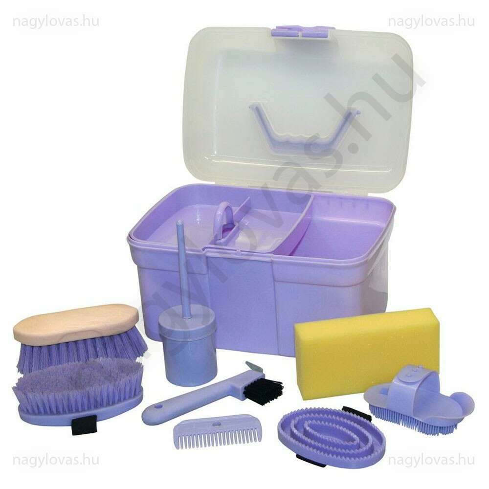 Kerbl 8 részes tisztító szett dobozzal