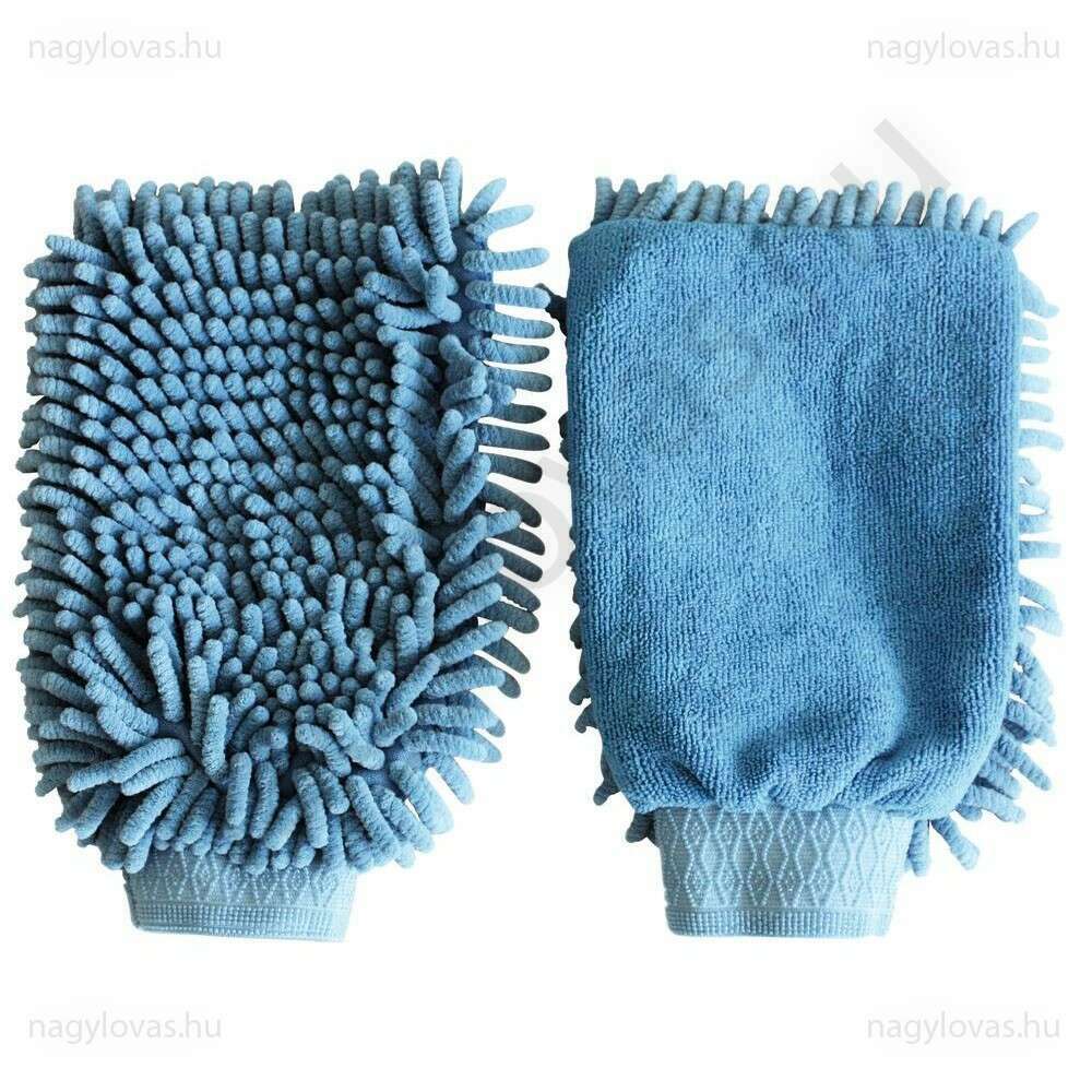 Kerbl mikroszálas tisztítókesztyű kék