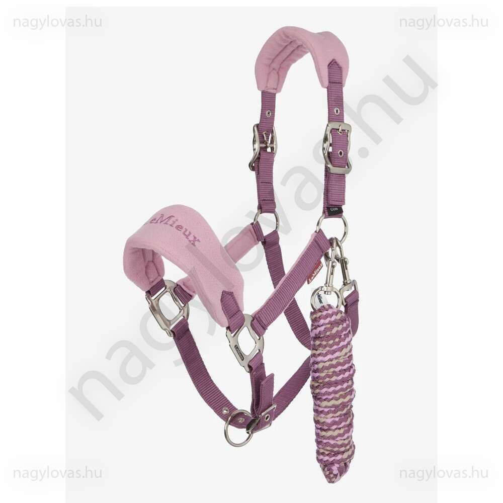 LeMieux Vogue kötőfék vezetőszárral Mallow
