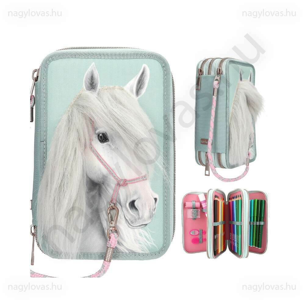 Miss Melody 3 emeletes töltött tolltartó