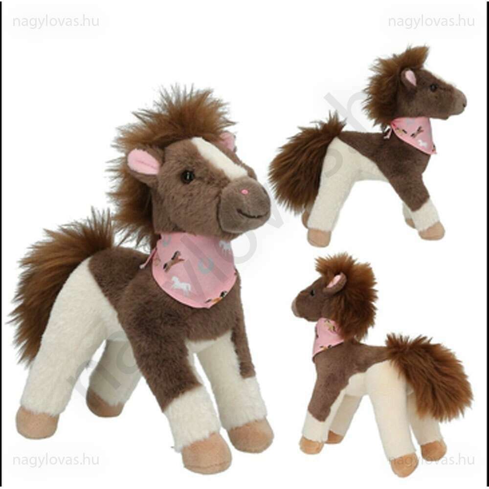 Miss Melody plüss ló barna