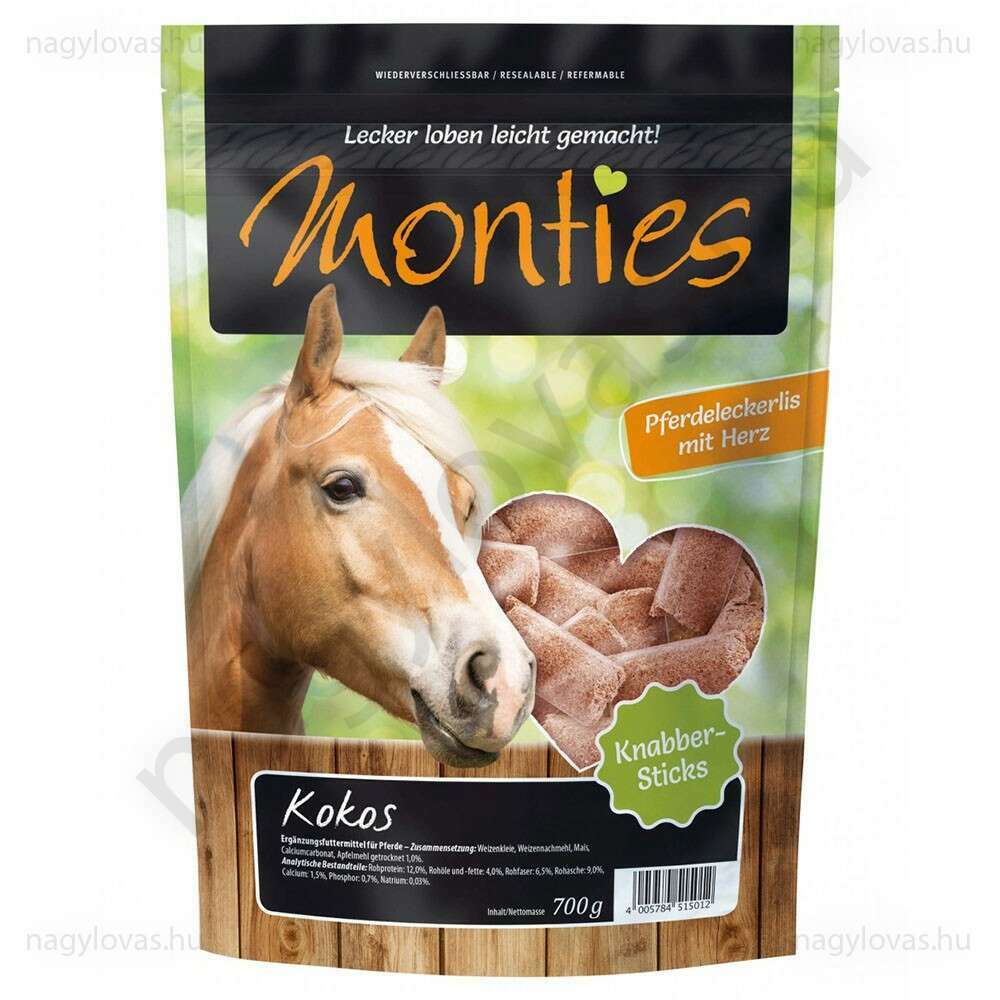 Monties kókusz jutalomfalat 700g