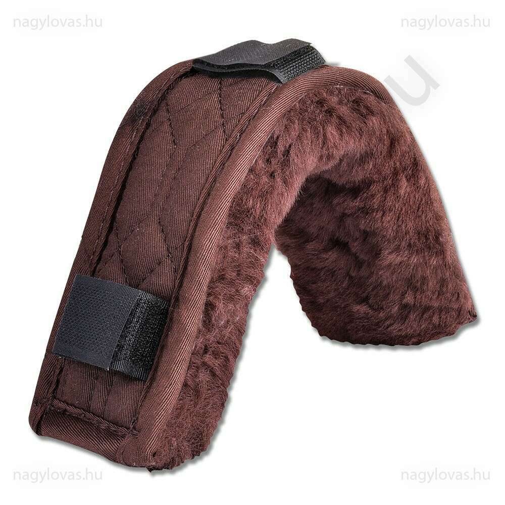 Orrszíjvédő báránybőr 18cm