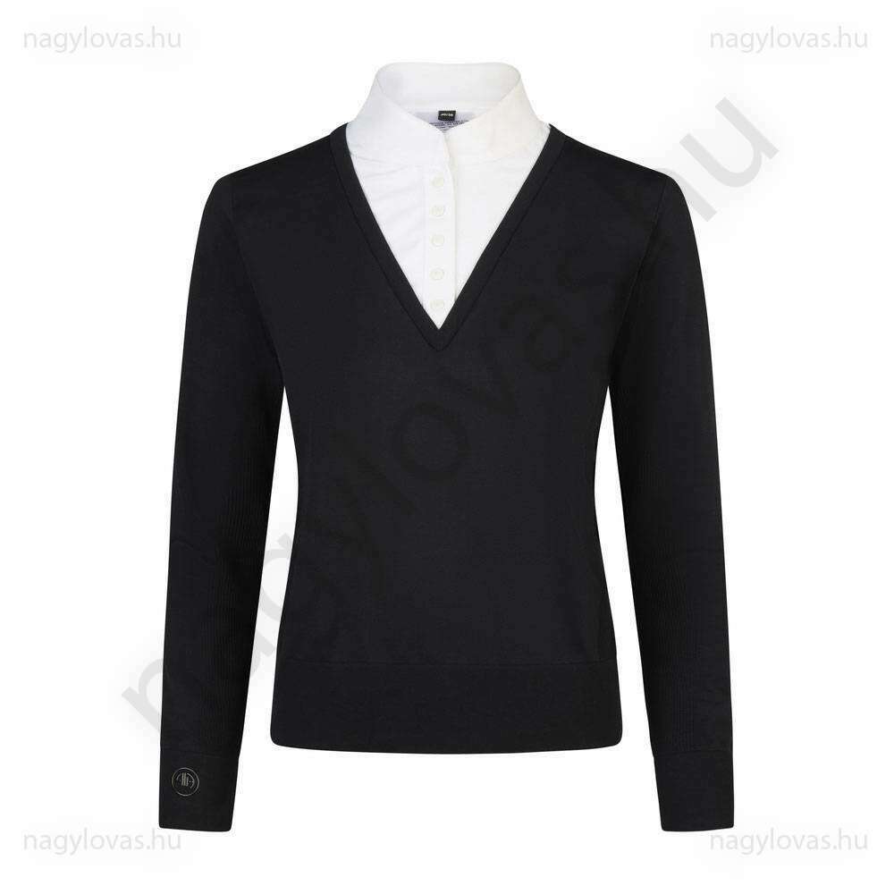 Pikeur verseny pulóver fekete/fehér 40--42