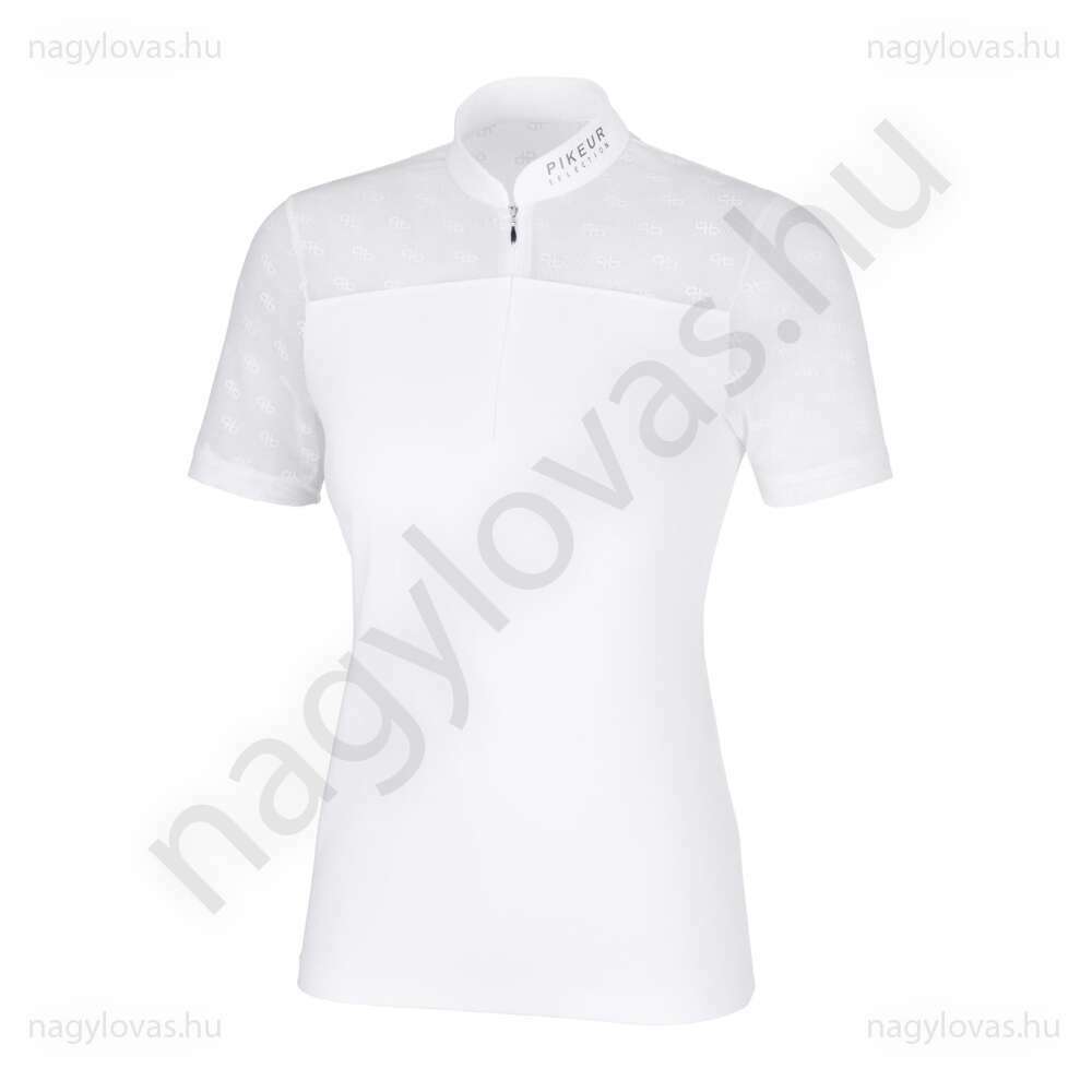 Pikeur Zip Selection női póló fehér 