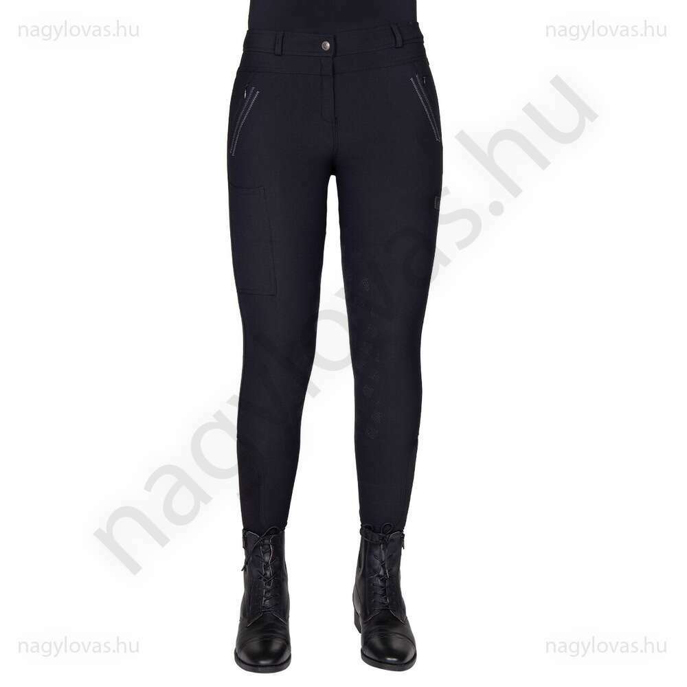 QHP Avélie  női lovaglónadrág fekete 40