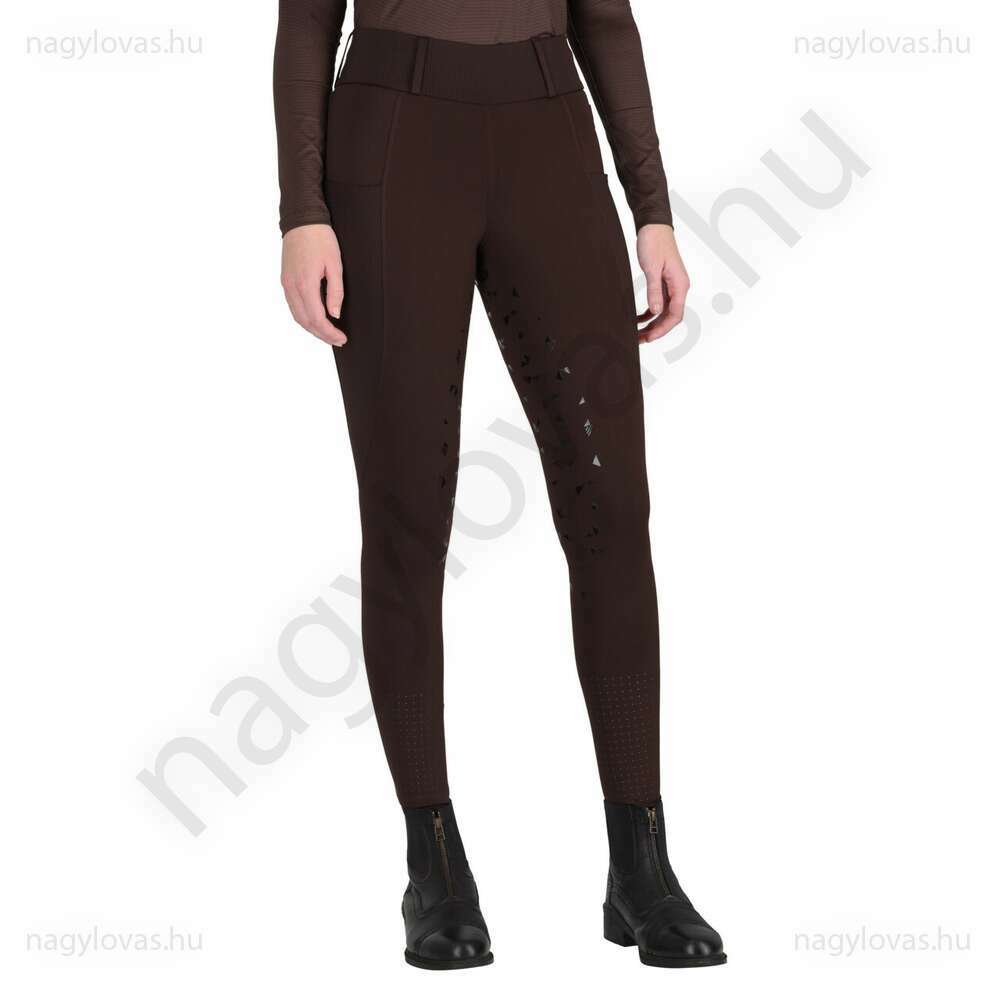 QHP Avenna női lovagló leggings barna