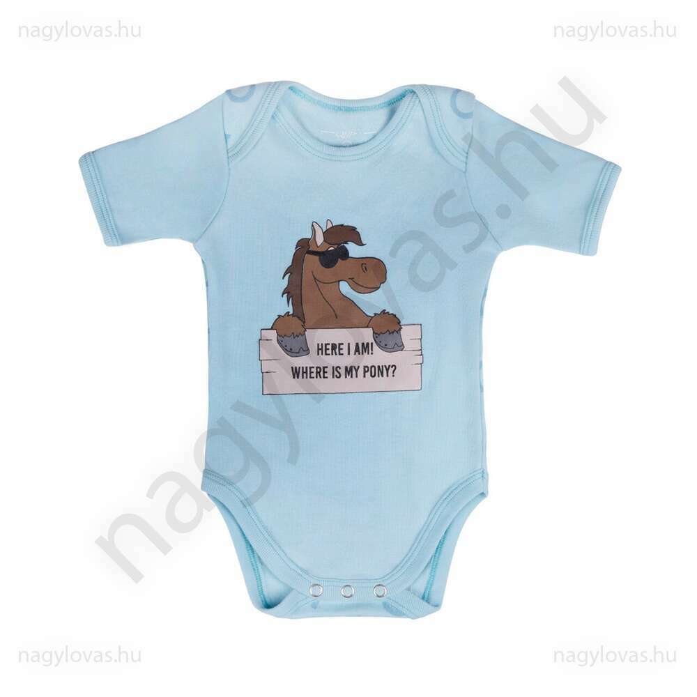 QHP Bobby baby body  kék 68