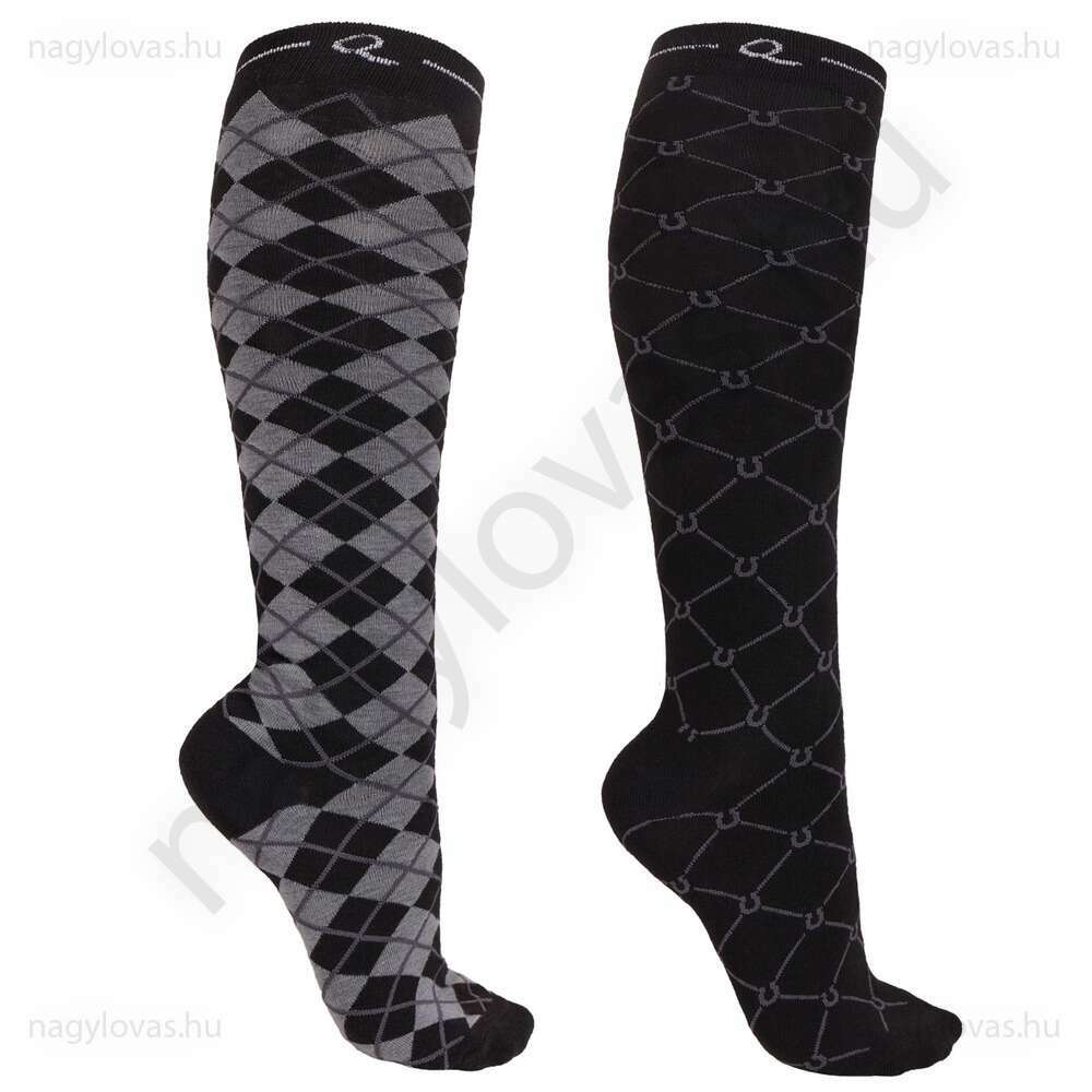 QHP Classic lovaglózokni 2pár s.szürke 39-42