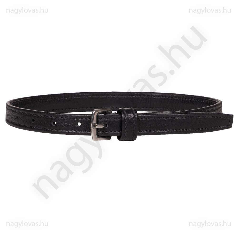 QHP Dana bőr sarkantyúszíj-fekete-46cm