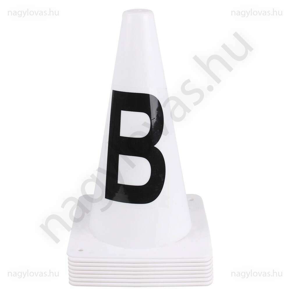 QHP díjlovas bólyaszett ( A, F, B, M, C, H, E, K ) fehér 30cm